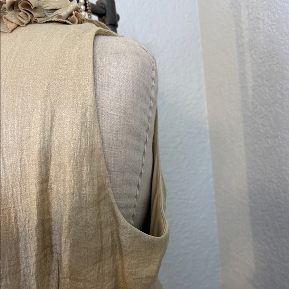 London Times Champagne Sheen Dress - Picture 8 of 12